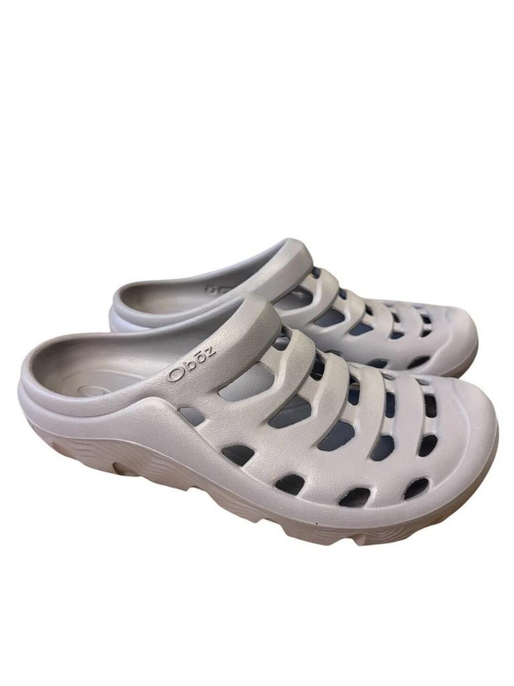 OBOZ Whakata Coast Recovery Clog Women size 10 Mineral Gray EUC